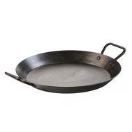 Lodge กระทะสองหูเหล็กกล้าคาร์บอนสตีลไม่เคลือบผิว