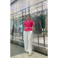 [JUNE LINEN] A21. Danton women's short-sleeved Linen shirt, premium quality.