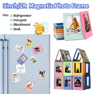 【Wholesale】50PCS 3Inch/2R Magnet Colorful Photo Frames for Camera Mini 12/11/Evo/40/7+/25/90/99/SE/L