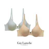 Guy Laroche Lingerie GB7M63 Bra Soft Mold เสื้อใน บรา ไม่เสริมฟองน้ำ (แพ็คคู่)
