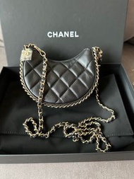 Chanel 23p 爆款月亮包 hobo bag mini