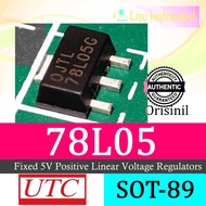 78L05 L78L05 7805 Voltage Regulator 5V 100mA SOT-89 UTC Original