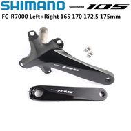SHIMANO 105 R7000 Crankset R7000 Chainring Basikal Jalan 105 Crank 11s Besar Chainring Double Chainr