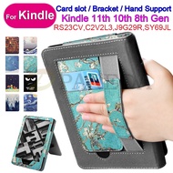 For Kindle 11th 10th 8th Gen RS23CV C2V2L3 J9G29R SY69JL E-Book Reader Casing Hold Hand Flip Case Su