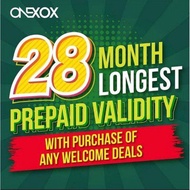 Free Delivery【36 Months Longest validity】ONEXOX Prepaid Sim Card - xox simcard