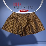 👑 Valentino范倫鐵諾 ｜Red Valentino 復古風格提花花卉迷你裙褲Size:42/M#二手