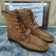 Kasut Bundle Boots Kulit P01O RL Size 9.5uk/8.5cm