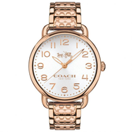 Coach Womens Delancey Rose Gold tone Bracelet Watch 14502497 14502496 14502495 36mm