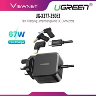 UGREEN UG-X377-35063 67W UNIVERSAL USB C PD GAN POWER ADAPTER CHARGER FAST CHARGE WITH 3 DC CONNECTO