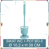 HIJAU MICTON Lion Star Toilet Brush Pot Livina Toilet Brush No. 105 BO-5 Green