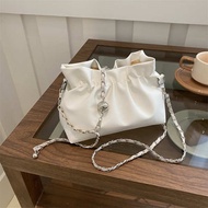 padini handbag sling bag budak perempuan Beg tekstur niche wanita 2024 beg messenger bahu rantai lia