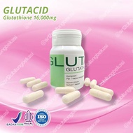 Beli 3 Gratis 1 GLUTACID 16000 MG ORI BPOM Obat Pemutih Seluruh Badan BPOM / Collagen Suplemen Pemutih Kulit Seluruh Tubuh Dan Wajah Isi 30 Butir / Permanen Pemutih Badan