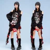 Girls jazz Dance Sweet Cool Girl T-Taiwan Catwalk Trendy Clothes Girl Group Style jazz Day 6th Perfo