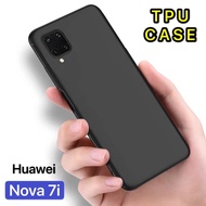 [ส่งจากไทย] Case Huawei Nova 7i เคสหัวเว่ย โนว่า 7i เคสนิ่มซิลิโคน TPU CASE เคส Huawei nova 7i เคสสีดํา
