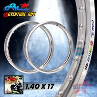 วงล้ออลูมิเนียม COM 1.40 X 17 Adventure Rim ขอบเรียบ จำนวน 2 วง วงล้อคอม ล้อขอบ17 ขนาด 1.40 ขอบ 17 ข