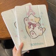 For iPad Case TPU Shockproof With Pencil Slot Game Console Kitten Air 6 5 4 10.9 Gen10 Gen9 Gen8 Gen