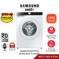 [Free Shipping] Samsung 8.5KG Inverter Smart Front Load Washing Machine | WW85T504DTT/FQ (Washer Mesin Basuh Cuci 洗衣机)
