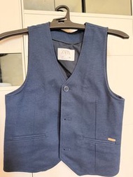 Zara 男童西裝背心 （size 8)