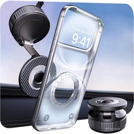 Vacuum Magsafe Car Phone Holder [120+ LB Strongest Suction & 3000gf Strongest Magnetic] 360° Adjusta