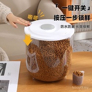 Bekas Penyimpanan Makanan Haiwan Peliharaan Isi Rumah Lutsinar Kalis Kelembapan Dimeterai Makanan Ku