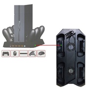 10 in 1 Charging Dock w/ Cooling Fan 4 Controller Charger for Playstation 4 PS4 Console