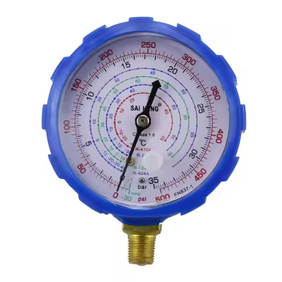 Good Air Conditioning Manifold Gauge High/Low Pressure R134a R404a R22 R410a Refrigerant Manometer W