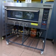 ORIMAS GAS OVEN 1 DECK 2 TRAYS GR-2M / COMPLETE WITH RACK