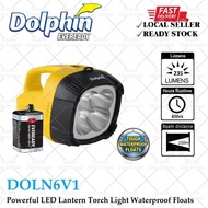 EVEREADY Dolphin DOLN6V1 Powerful LED Lantern Torch Light Waterproof Floats 235 Lumen with 1x Free 6