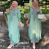 Kaftan ceruti super aplikasi bordir Best Seller/ Baju Kaftan Muslim/ Gamis Kaftan Pesta Mewah Kekini