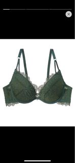 （全新包順豐）Peach john Daily Wear Light Full Lace Bra mode marie her owns word satami bodi bra綠色 鋼圈 內衣 低雞