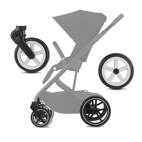 Stroller Wheel Each For Cybex Priam Bailos S Mios Melio Eezy Trolley Front Or Back One With Bearing 
