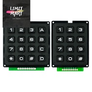 MSaccessories 4 x 4 4 x 3 Matrix Array 12 16 Keys 4*4 4*3 Switch Keypad Matrix Keyboard Module for A