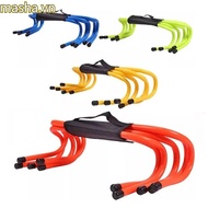 Football Hurdle, 15/23cm Portable Hurdle Ladder, Football Supplies Adjustable Height Outdoor Safety 