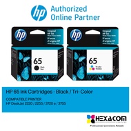 HP 65 / 65XL Ink Cartridge Combo Pack - Black/Color