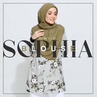 (READY STOCK) SOPHIA BLOUSE BY SABELLA (IRONLESS)