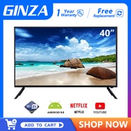 (SMART TV )GINZA 40 INCH TV sales LED TV frameless ultra-thin Smart TV cheap TV Built-in Netflix, Youtube HDMI-AV-VGA-USB-ATV  (40A)