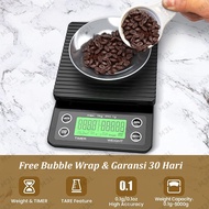 Digital Coffee Scale 5KG / 0.1GR Timer V60 Drip Coffee Scale