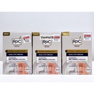 USA_RoC Derm Correxion Dual EYE Cream Advanced Retinol & Peptides Firming and Wrinkle Reducing EYE C
