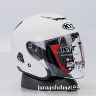 Helm half face KYT Kyoto putih