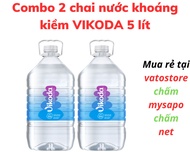 Thùng 4 chai nước khoáng kiềm VIKODA 5 lít / Combo 2 chai nước khoáng kiềm VIKODA 5 lít