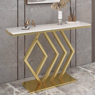 Nordic Light Luxury Marble Console Modern Simple Strip Case Shelves, Foyer, Entry Cabinet, Door, Nar