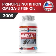 Principle Nutrition Omega 3 Natural Fish Oil 1000mg 300S