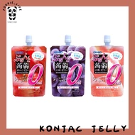 【ORIHIRO 0Kcal Konjac Jelly】 Suction Jelly Grape/Peach/Apple 日本蒟蒻 0卡路里 可吸蒟蒻果冻系列 130g
