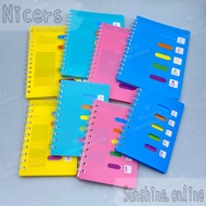 A5 A6 Lined Notebook Side Spiral Notebook PVC cover