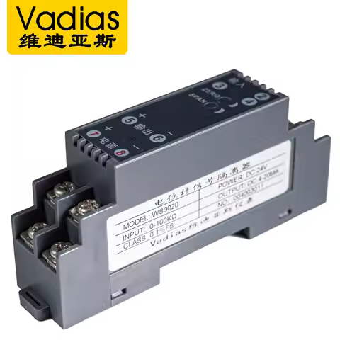 Potentiometer Converter 0-5Kohm 0-10Kohm 0-20Kohm 3-wire Potentiometer Signal Converter 4-20mA 0-10V