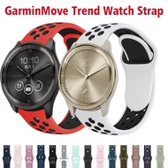 Compatible for Garmin Vivomove Trend Smartwatch Silicone strap for Garmin Vivomove Trend Replacement Sport Band