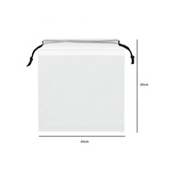 (JIJI.SG X ONES) VALDA Translucent Drawstring Pouch - Travel Bag / Makeup Bag / Gift Bag / Storage /