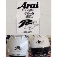 Arai ram4 helmet sticker set Black sticker/ Helmet Sticker Helmet Accessories