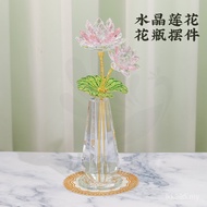 Glass Desk Decorations Crafts Manufacturers Wholesale Lotus Lotus Crystal Living Room Bedroom Decora