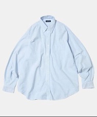[二手] Nautica Japan Cityboy Oxford L/S Shirt Blue Stripe 藍白條紋 長袖恤衫